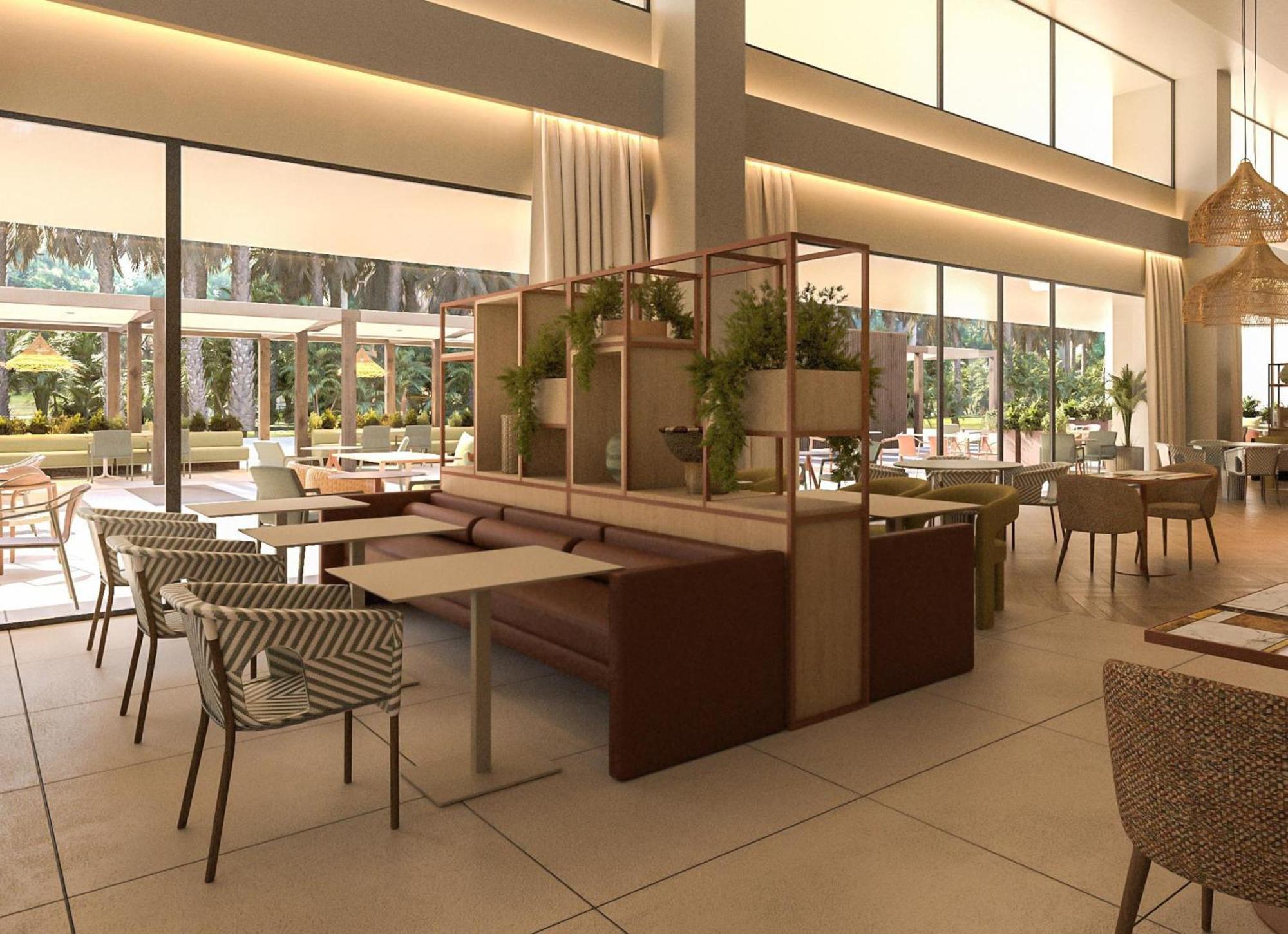 เซาราฟาเอล อัตลันติโก Hotel อัลบูเฟรา ภายนอก รูปภาพ The interior of the restaurant
