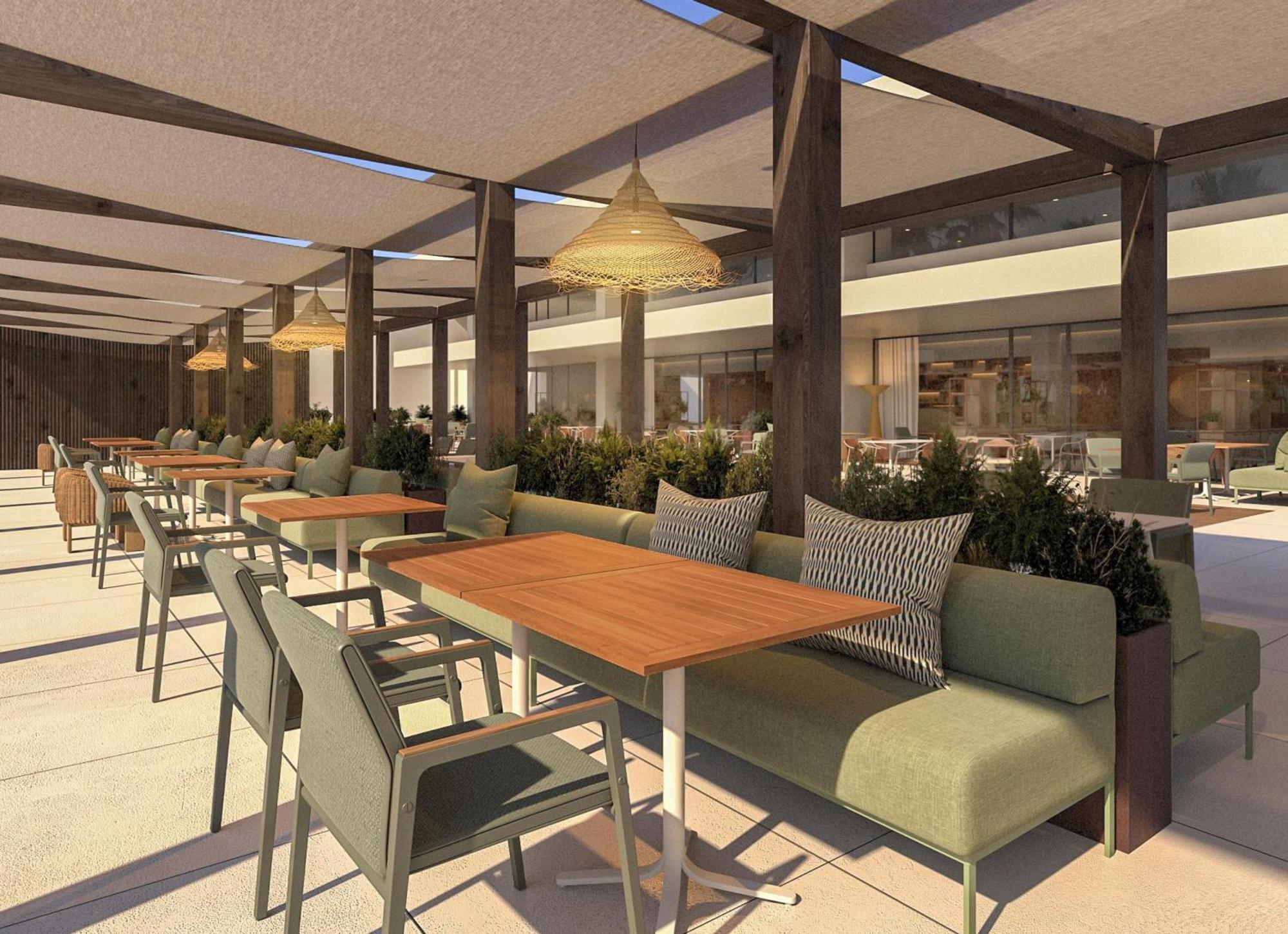 เซาราฟาเอล อัตลันติโก Hotel อัลบูเฟรา ภายนอก รูปภาพ The interior of the new terminal