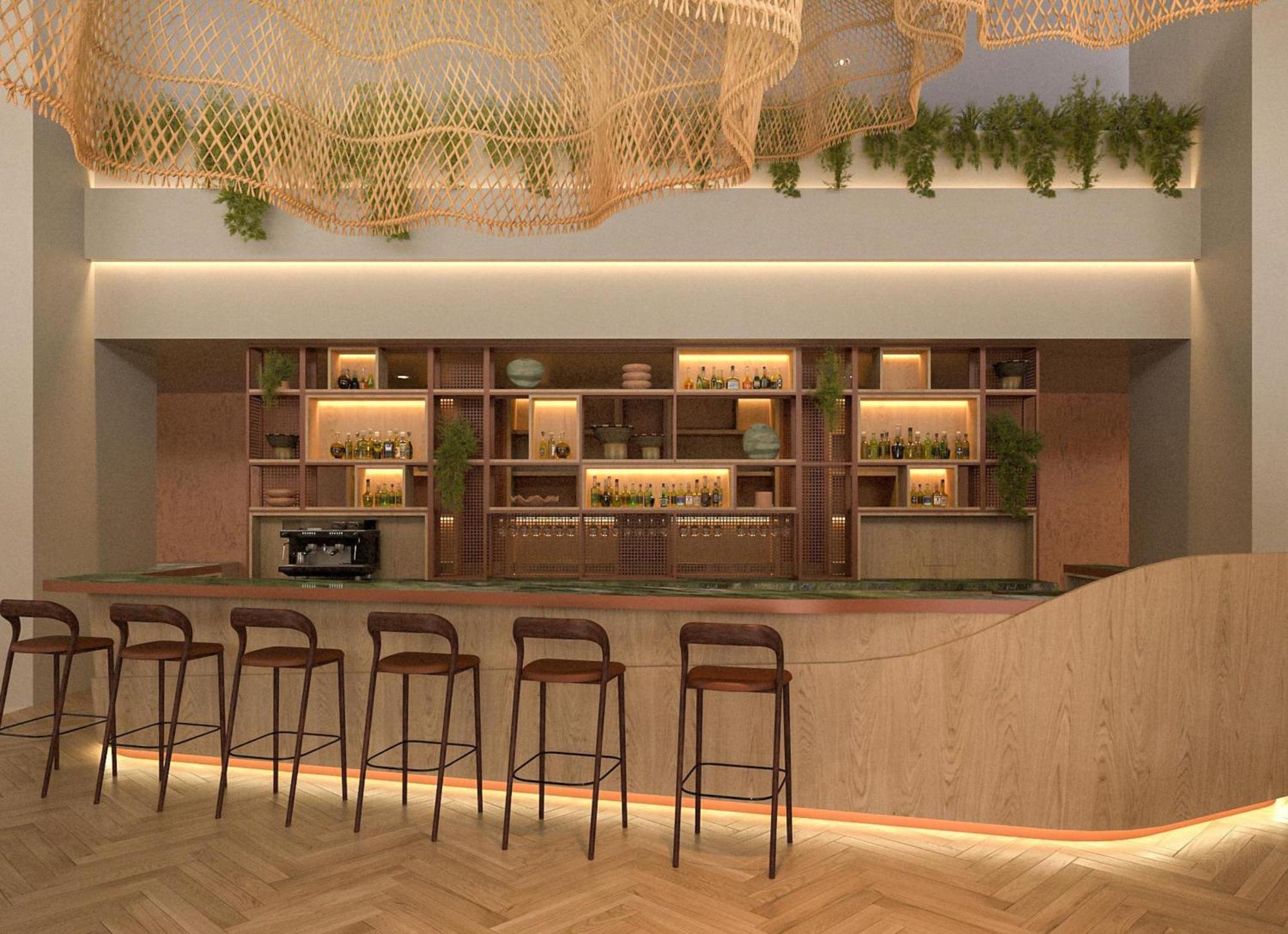 เซาราฟาเอล อัตลันติโก Hotel อัลบูเฟรา ภายนอก รูปภาพ The bar at the new home of the London Contemporary Dance School