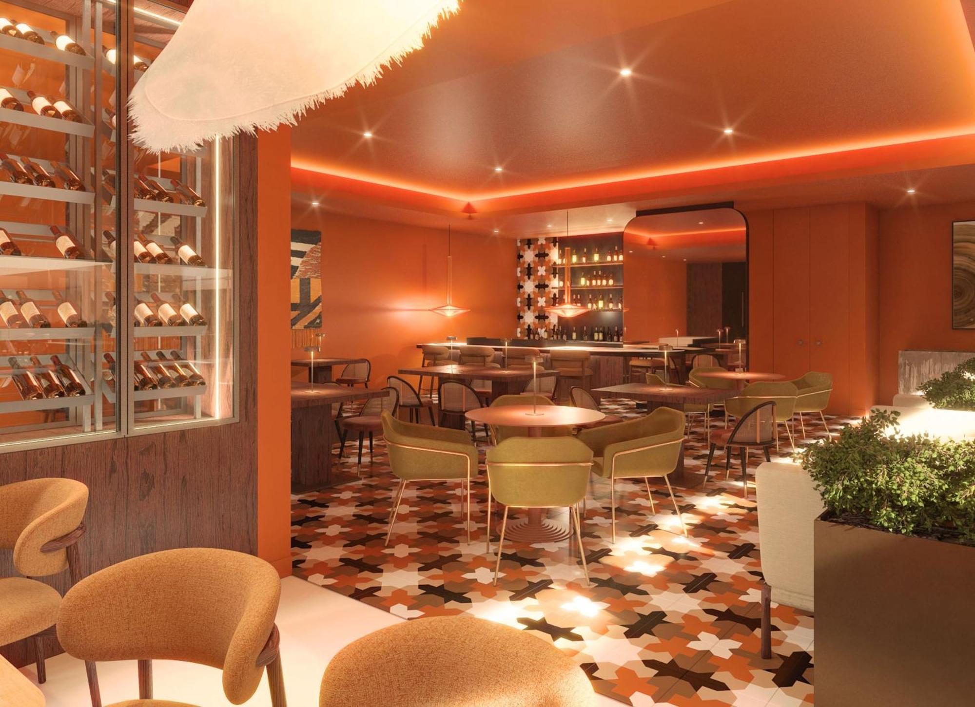 เซาราฟาเอล อัตลันติโก Hotel อัลบูเฟรา ภายนอก รูปภาพ The interior of the restaurant